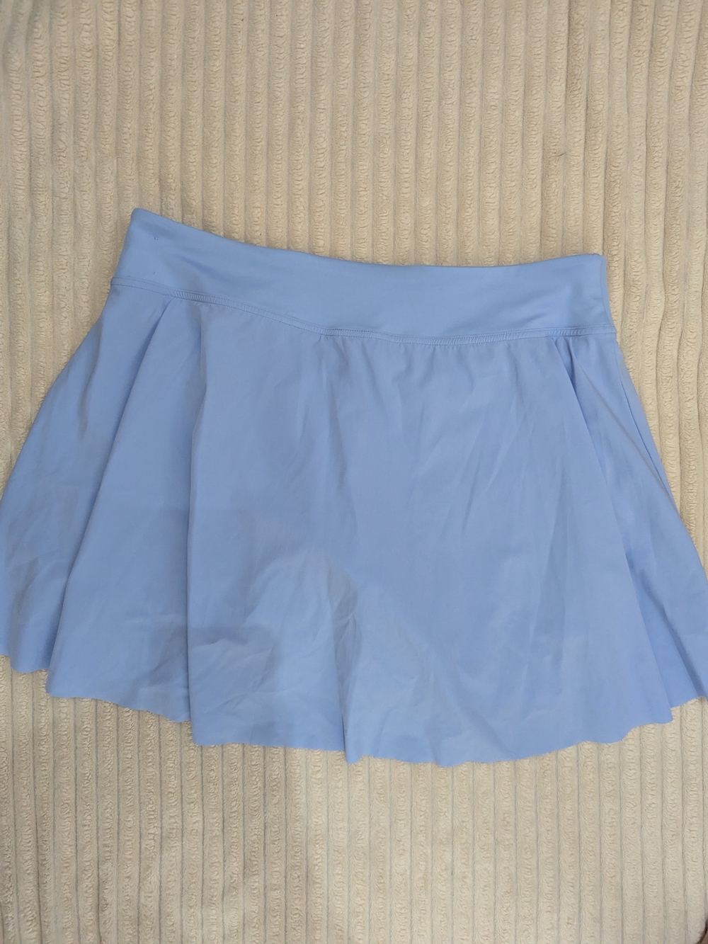 Light Blue Women's Flared  Tennis Skirt